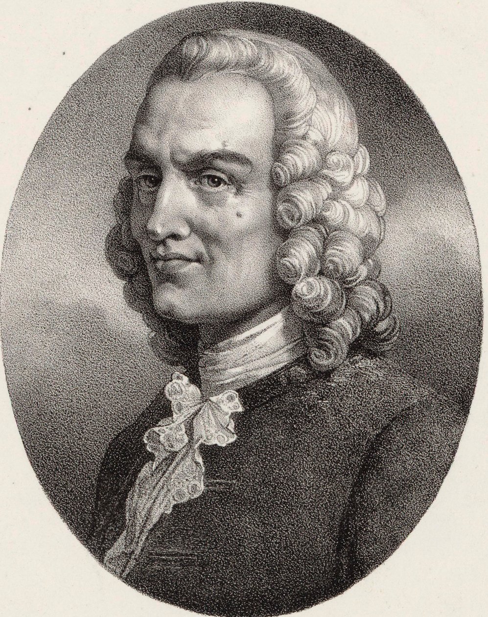 Retrato del compositor Jean-Philippe Rameau de Pierre Louis Henri Grevedon