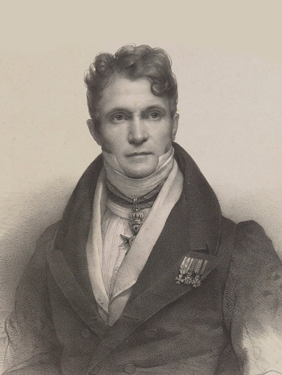 Retrato del director y compositor Gaspare Spontini 1774-1851, 1830 de Pierre Louis Henri Grevedon