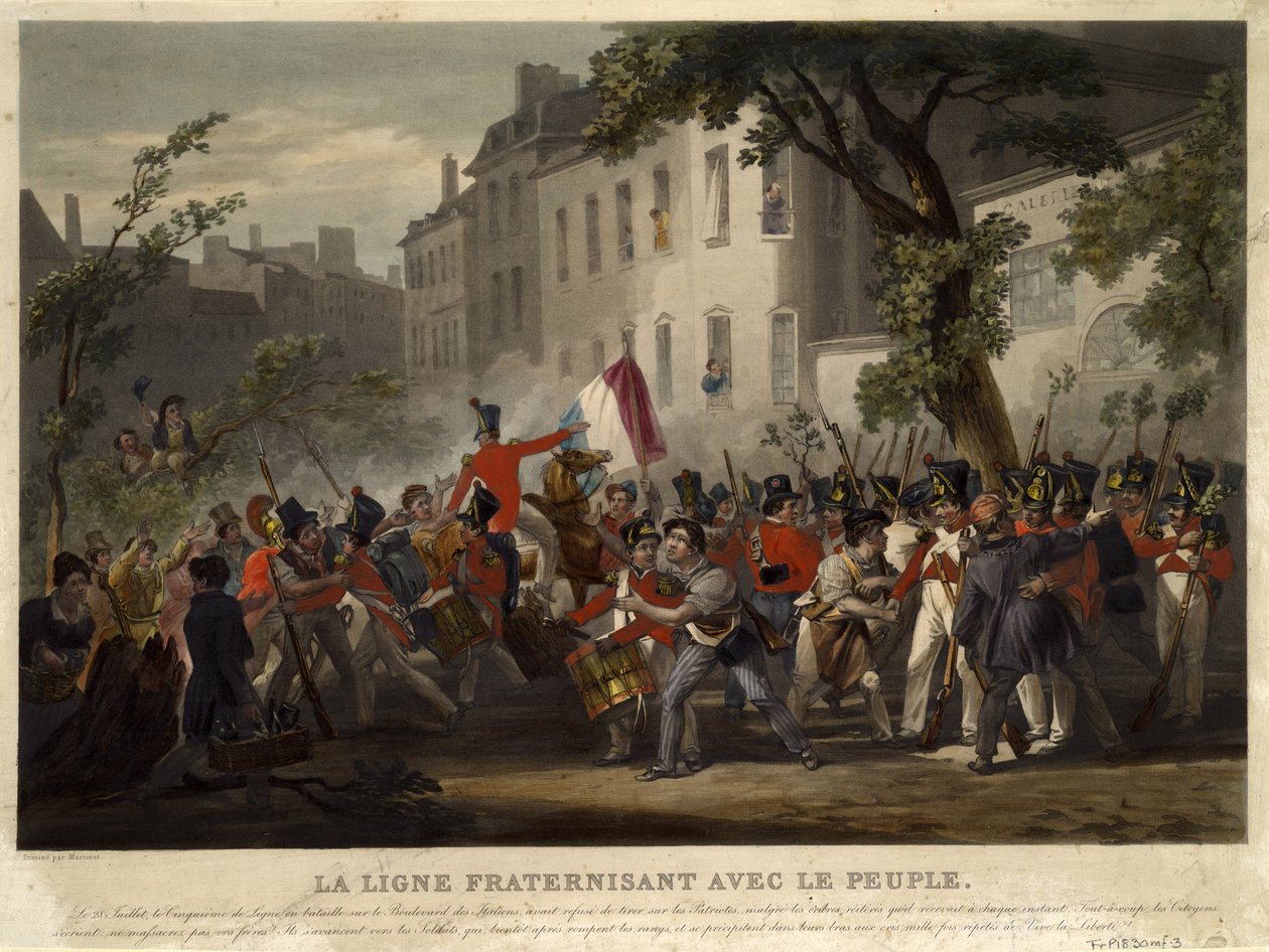 La Revolución de Julio de 1830, 1830 de Pierre Martinet