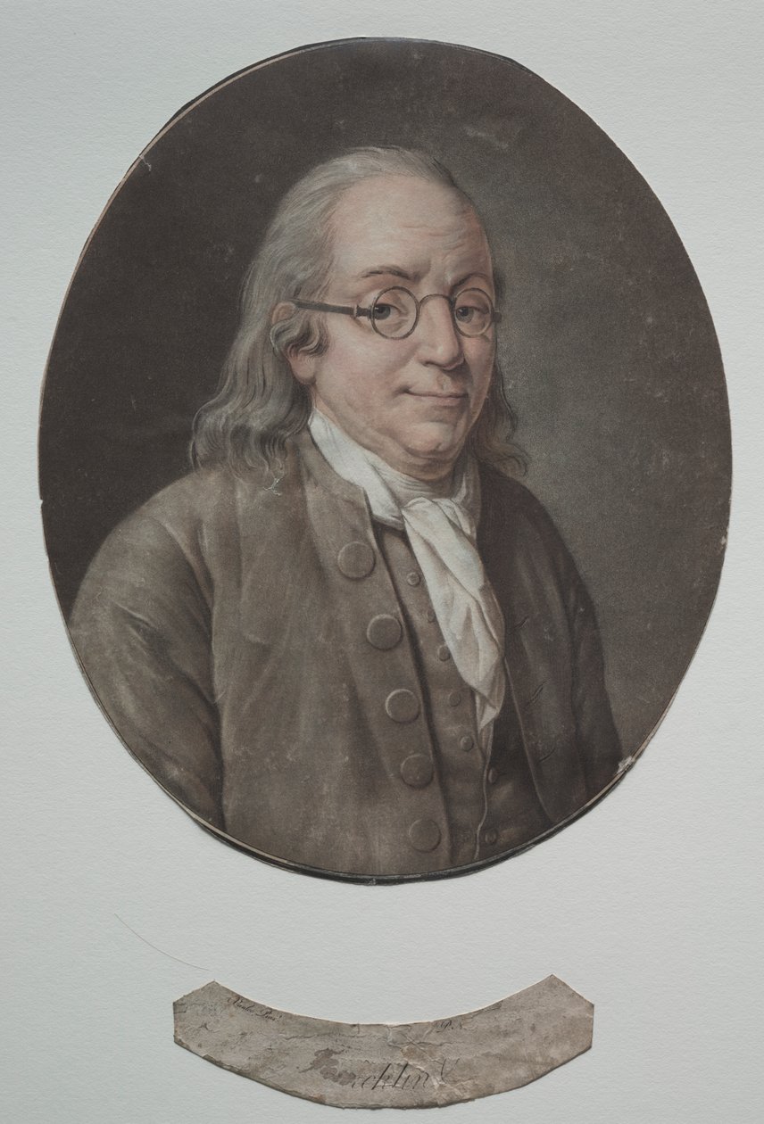 Benjamin Franklin de Pierre Michel Alix