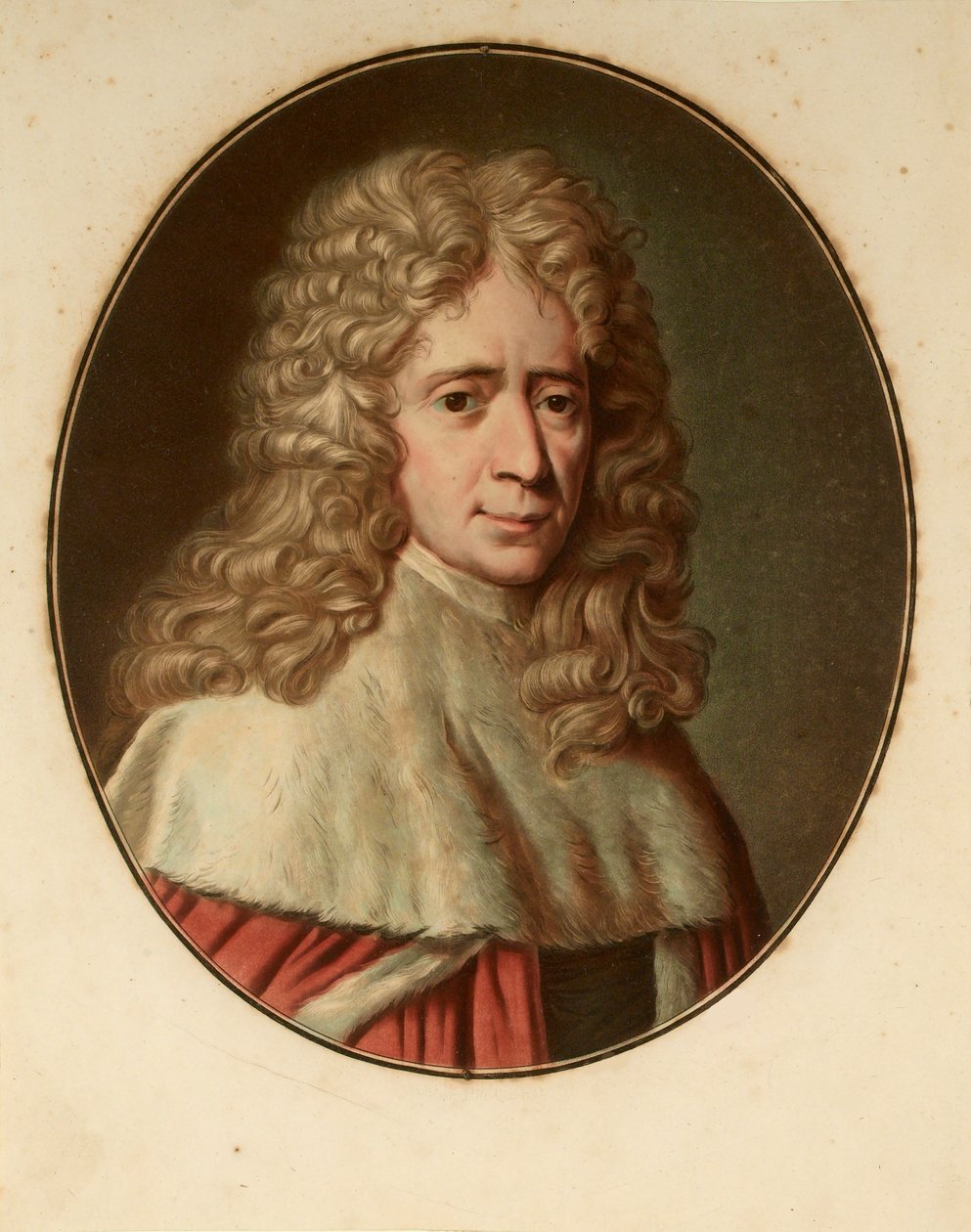 Charles de Secondat, Barón de Montesquieu 1689-1755, c. 1790 de Pierre Michel Alix