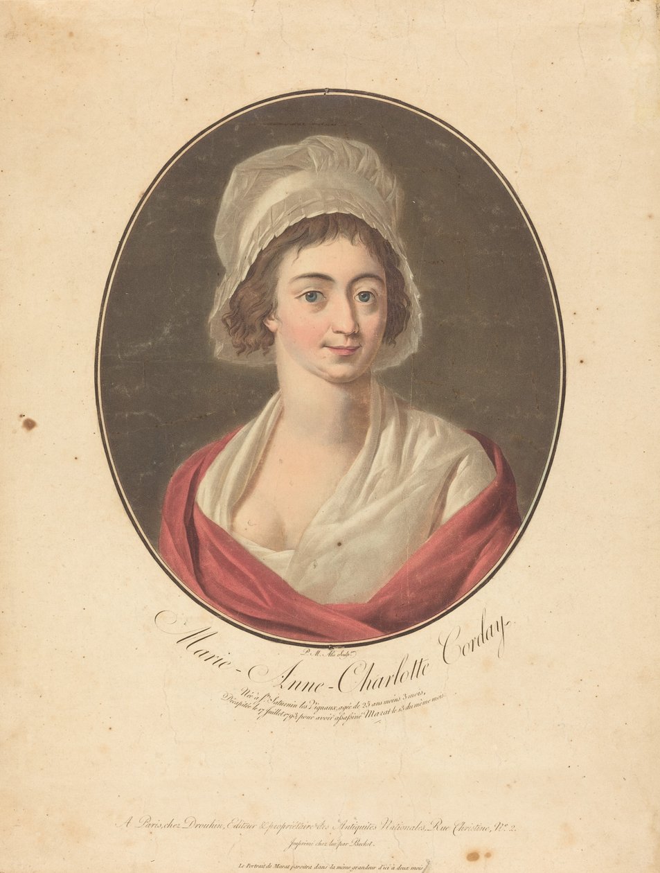 Charlotte Corday de Pierre Michel Alix