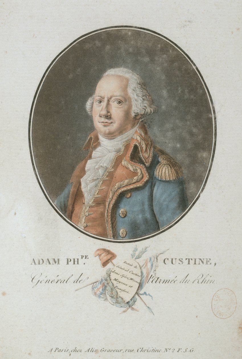 Conde Adam Philippe de Custine de Pierre Michel Alix