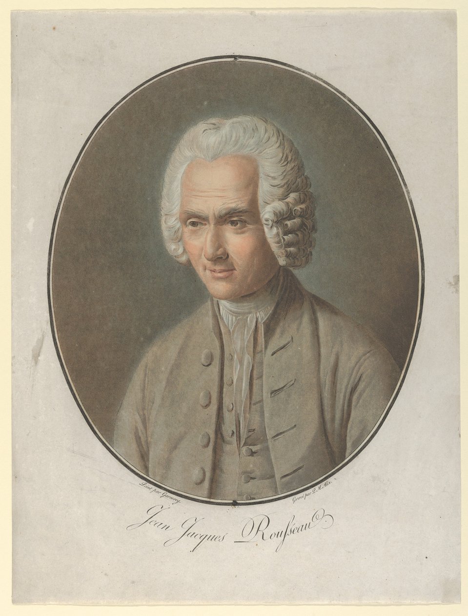 Jean-Jacques Rousseau, 1791 de Pierre Michel Alix