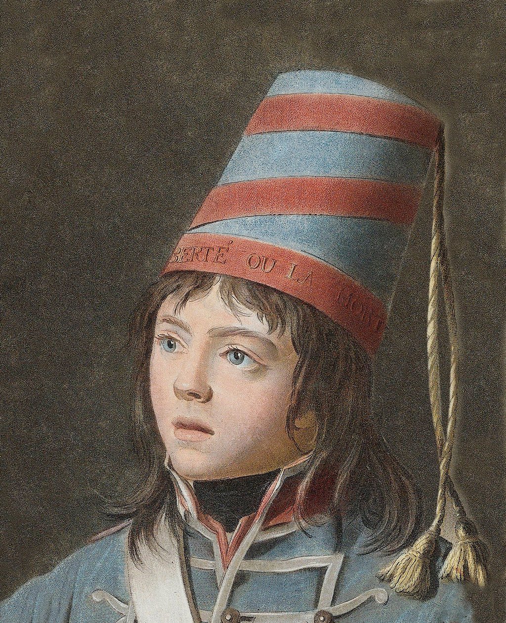 Joseph Bara (1779-1793) - Joseph Bara o Barra (1780-1793) es un niño héroe de la Revolución Francesa que luchó en Vendee por la República. Grabado por Pierre Michel Alix (1762-1817) de Pierre Michel Alix
