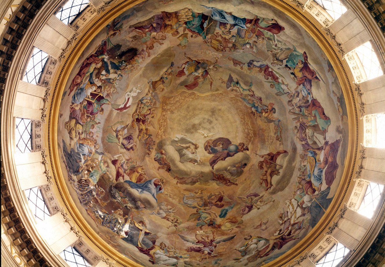 Cúpula de la Iglesia de Val de Grace pintada por Pierre Mignard (1612-1695) de Pierre Mignard