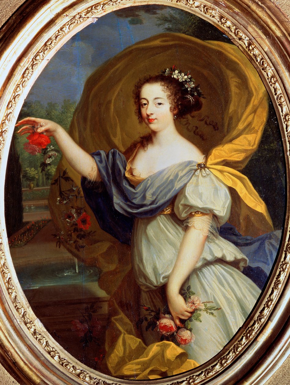 Retrato de la duquesa de la Vallière como Flora, siglo XVII de Pierre Mignard