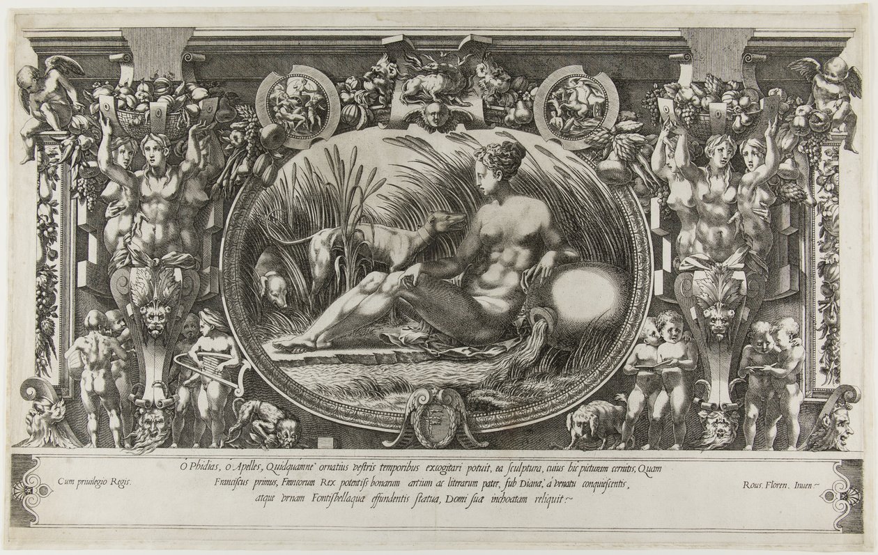 La ninfa de Fontainebleau, 1554 de Pierre Milan