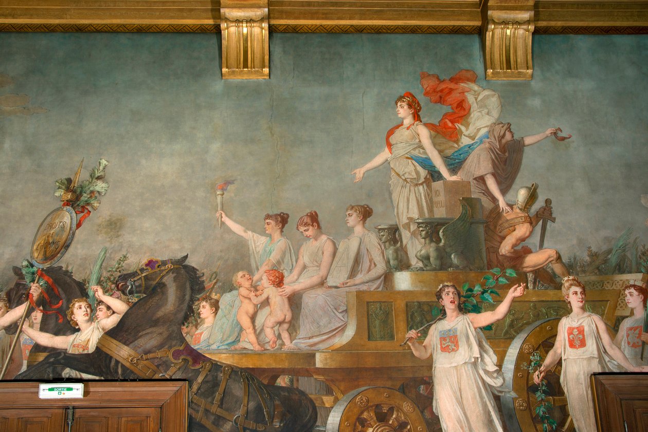 El triunfo de la República de Pierre Paul Lêon Glaize