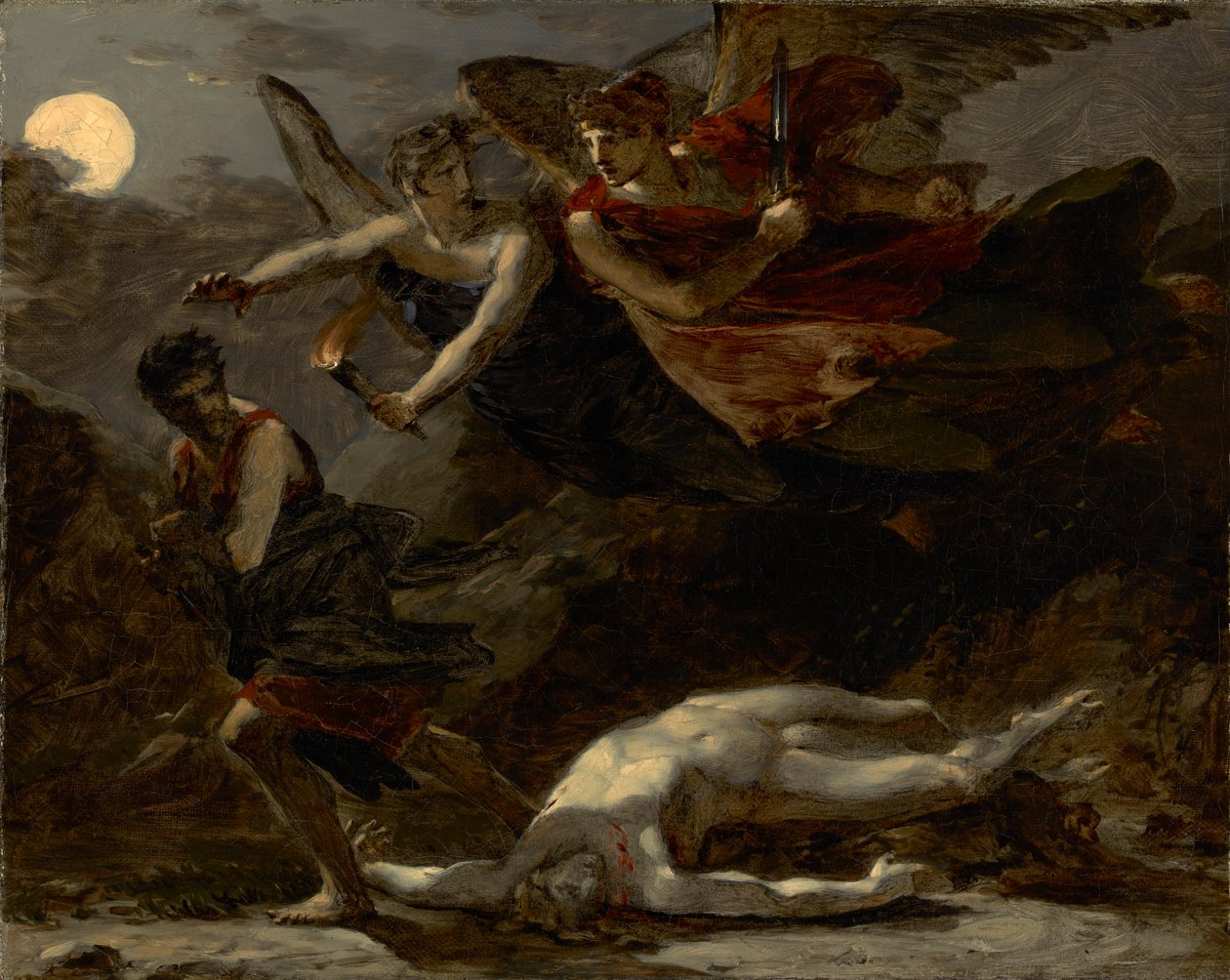 Justicia y Venganza Divina Persiguiendo el Crimen, c.1805-6 de Pierre Paul Prudhon