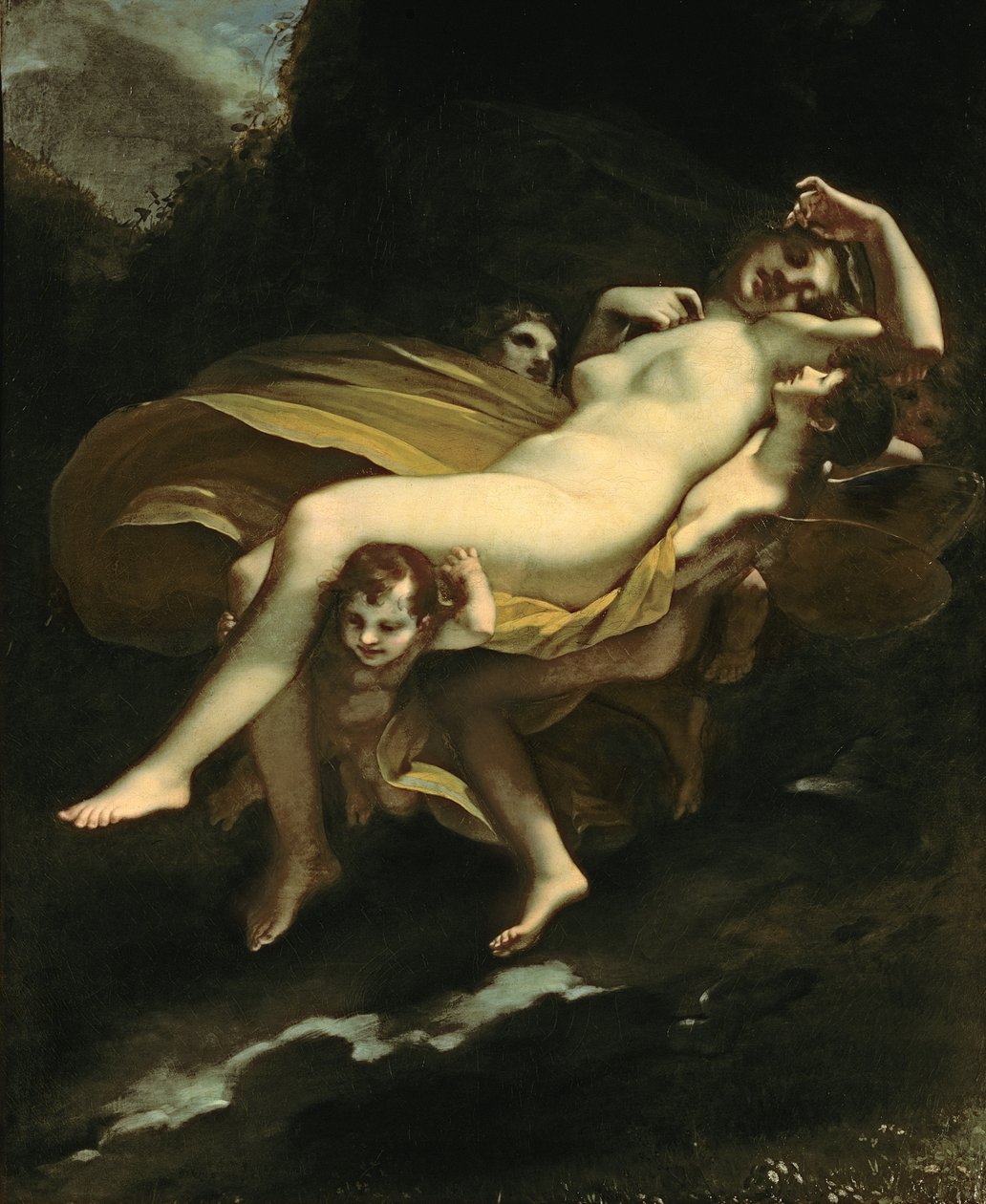 Psique transportada al cielo de Pierre Paul Prudhon