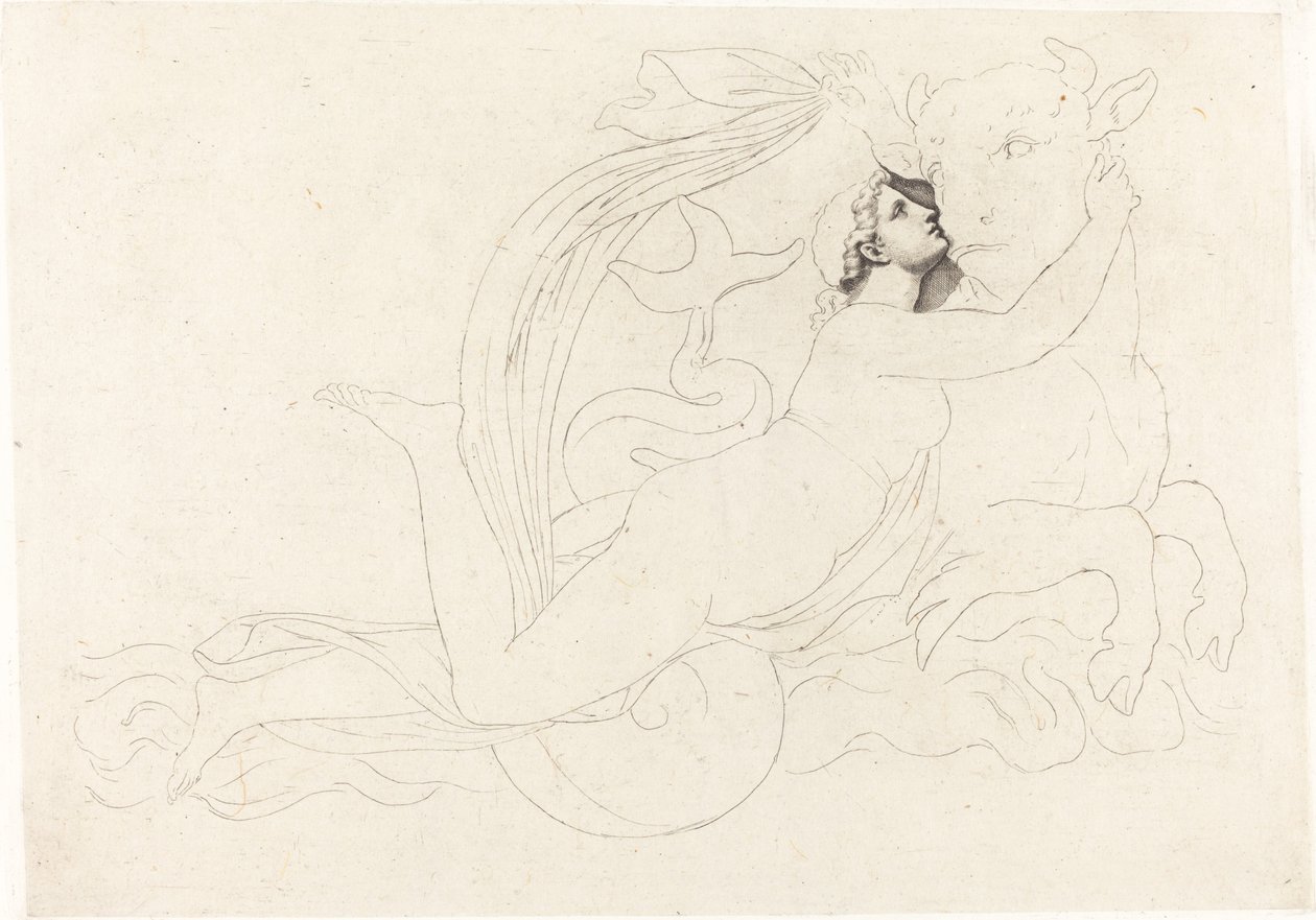 El Rapto de Europa de Pierre Paul Prud