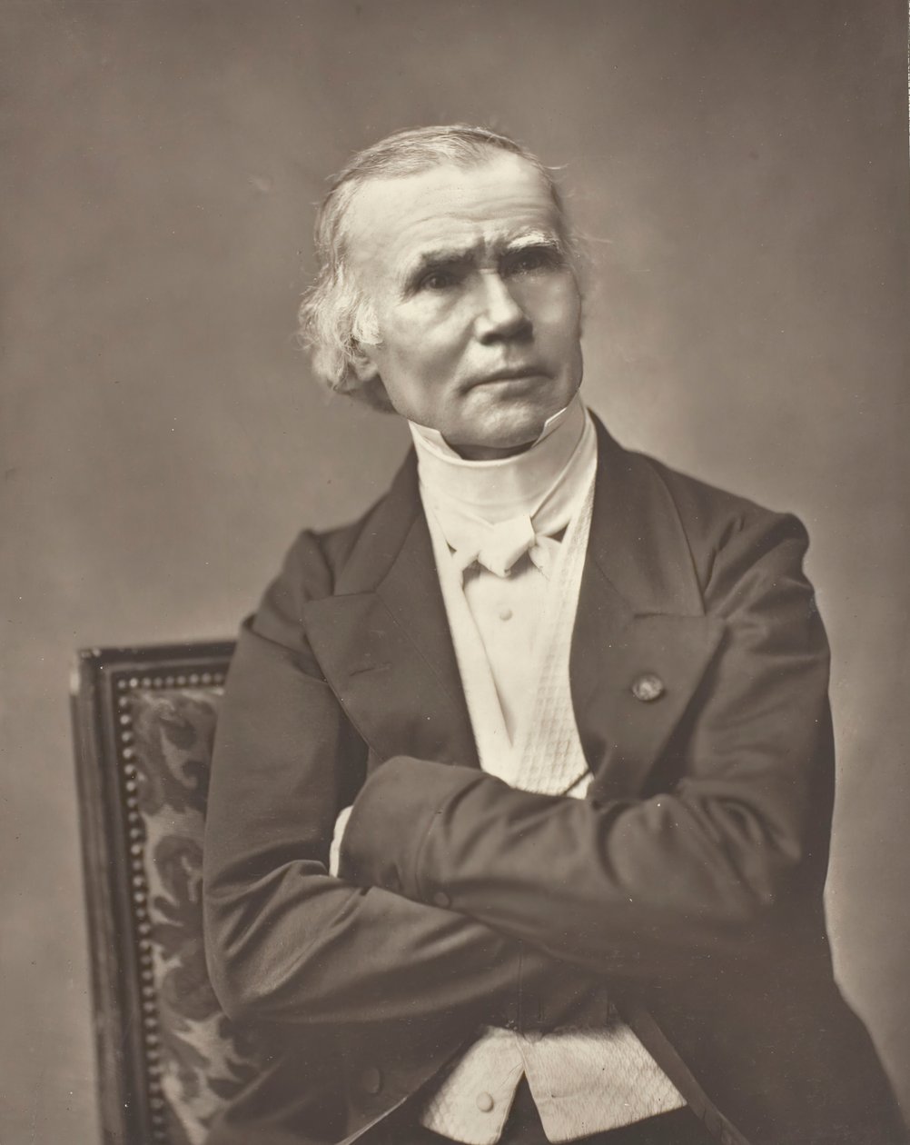 Alfred-Armand-Louise-Marie Velpeau cirujano y anatomista francés, 1795-1867, c. 1867 de Pierre Petit