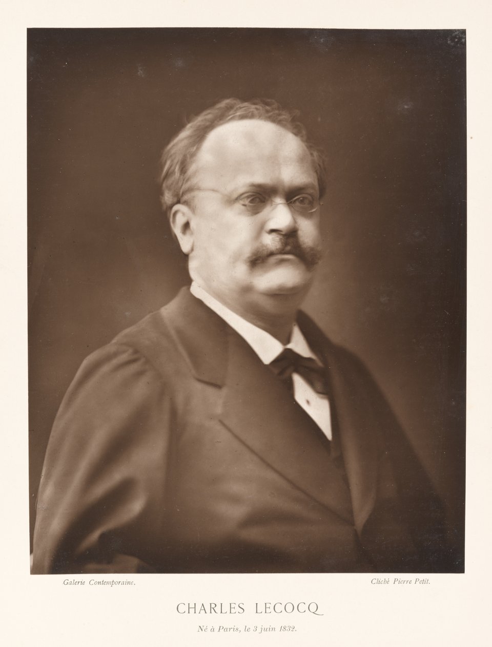 Charles Lecocq (París, 1832) de Pierre Petit