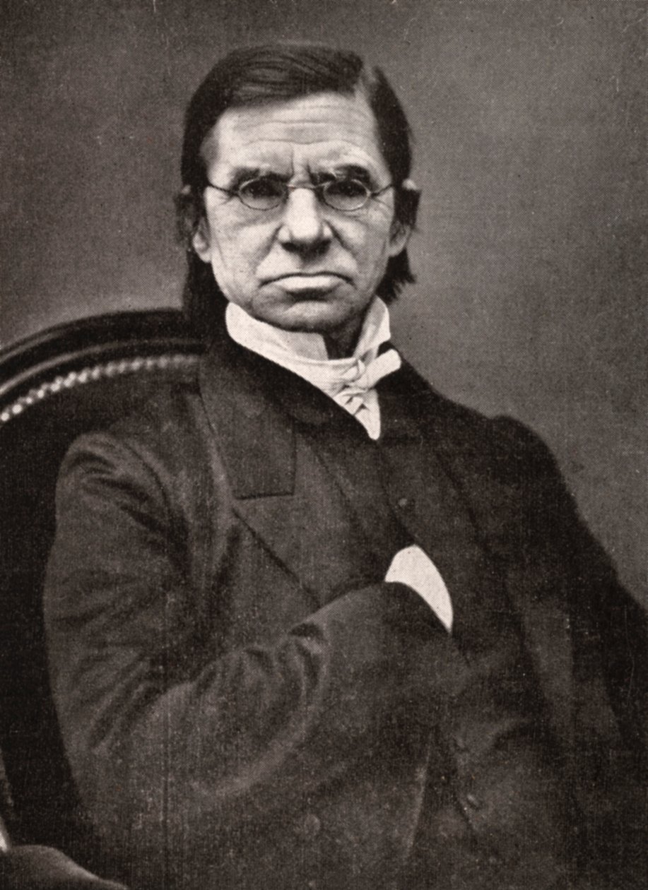 Emile Littre, lexicógrafo y filósofo francés de Pierre Petit
