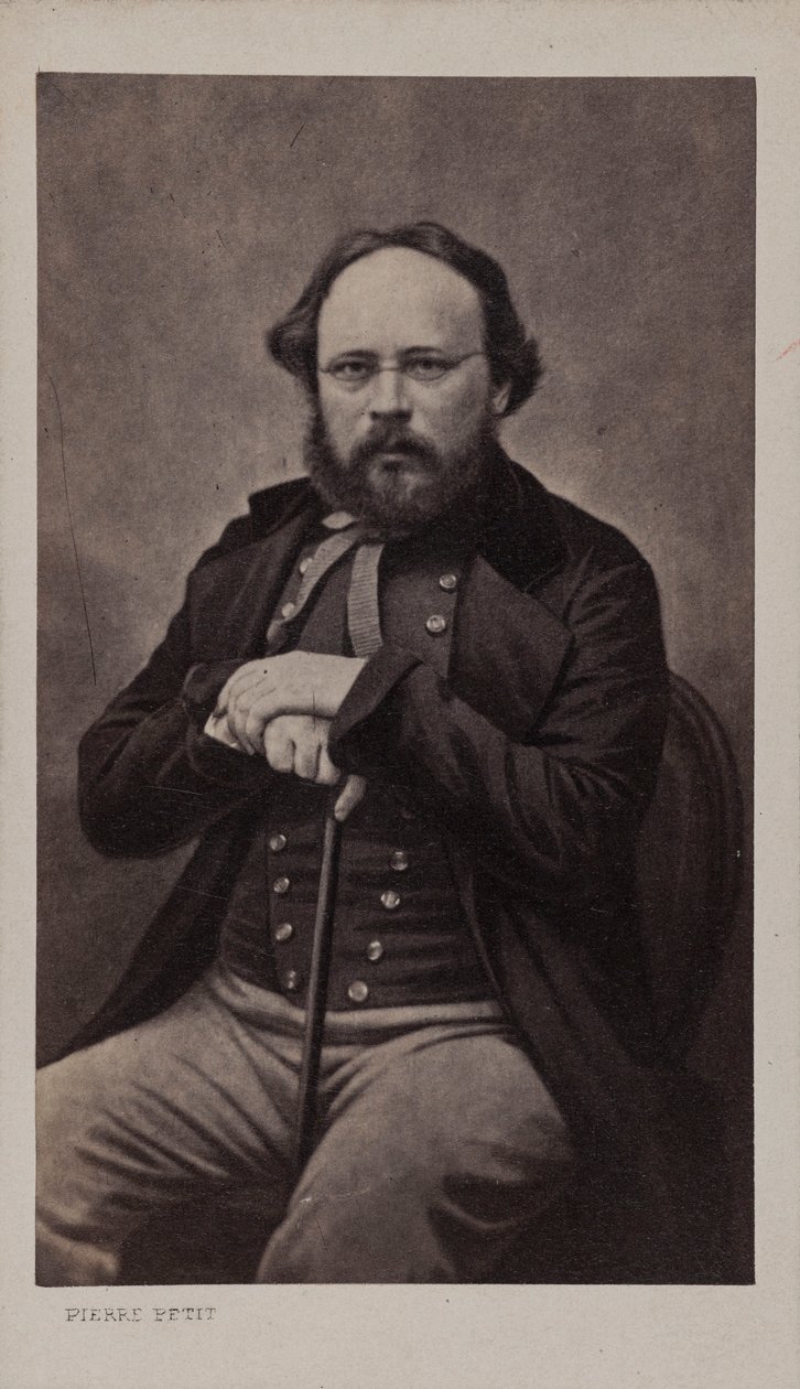 Retrato de Pierre-Joseph Proudhon 1809-1865, ca. 1860 de Pierre Petit