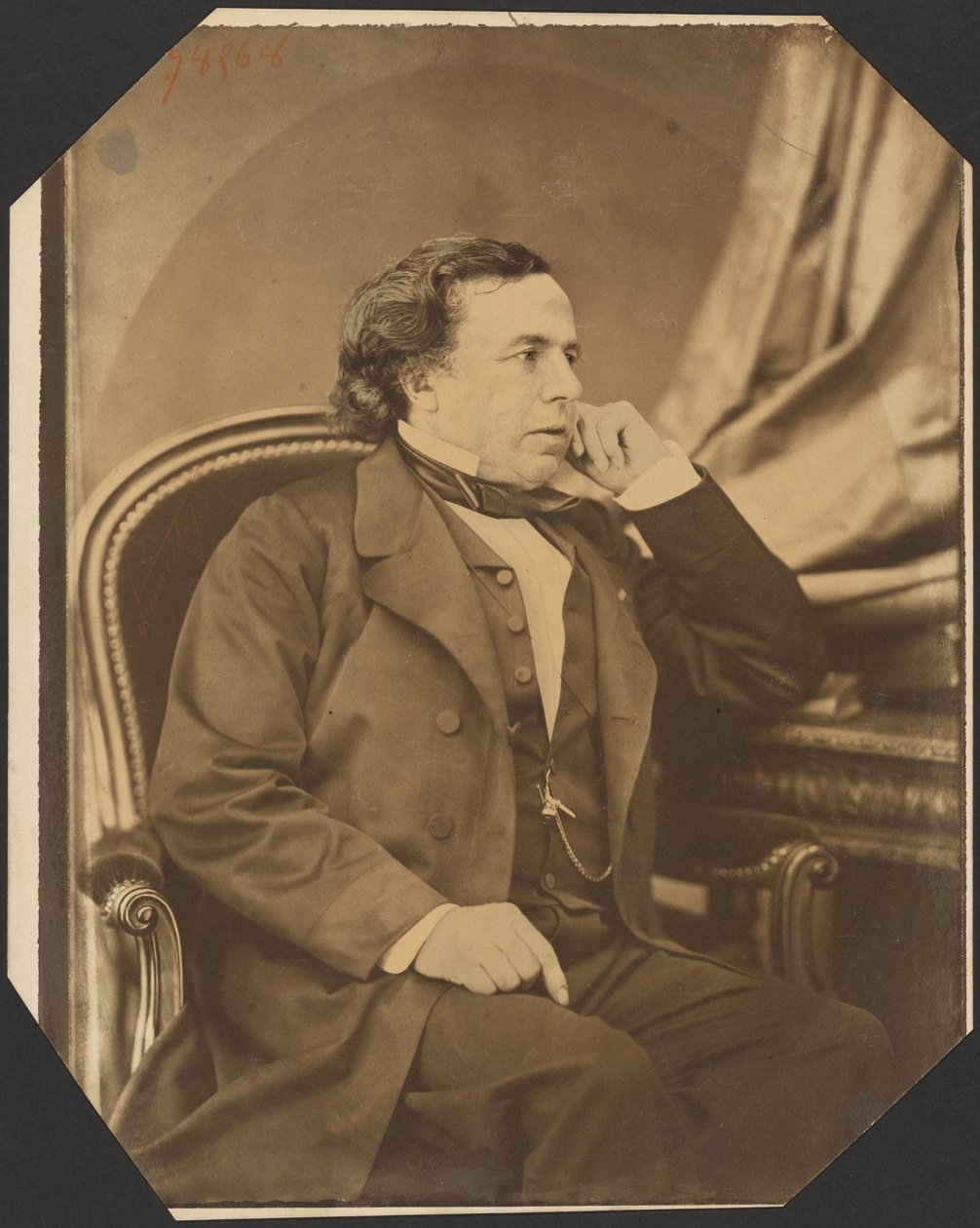[Retrato de Victor-Auguste-François Morel-Lavallée] de Pierre Petit