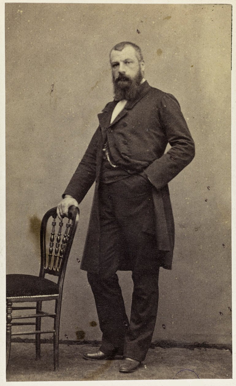 Retrato del Compositor Edmond Membrée de Pierre Petit