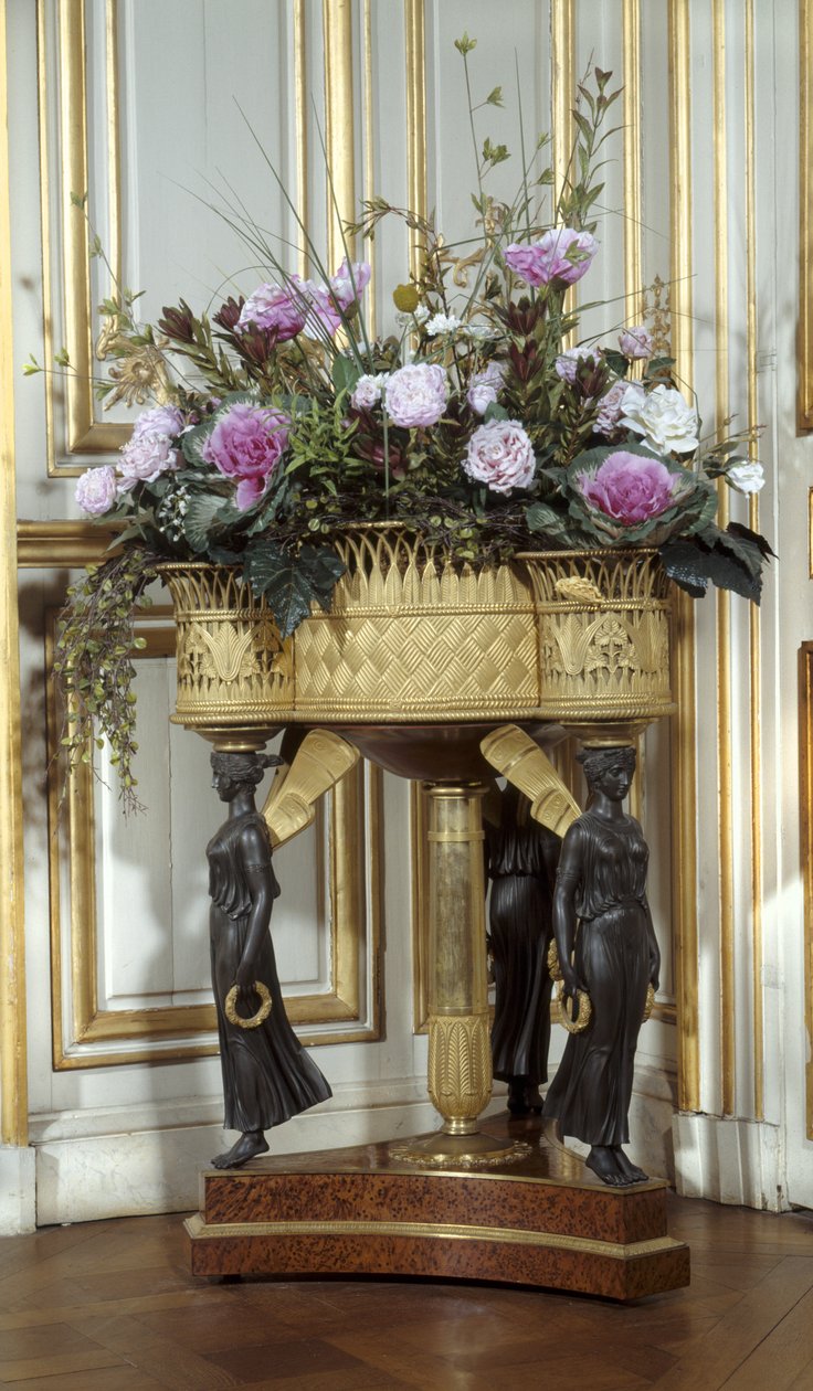 Jardinera con cuatro cestas en bronce dorado alrededor de 1807 de Pierre Philippe (attr. to) Thomire