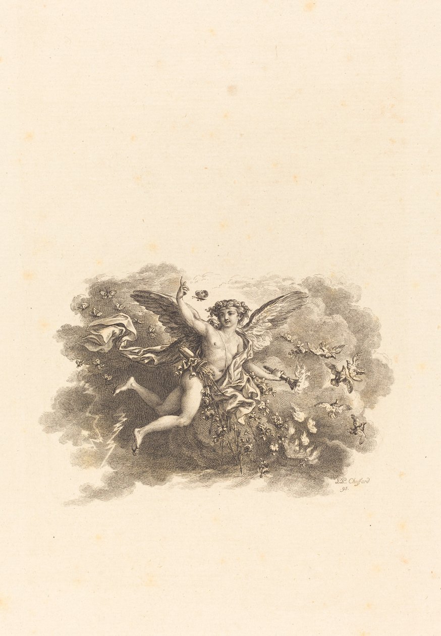 Fleuron para las Páginas de Título de Pierre Philippe Choffard