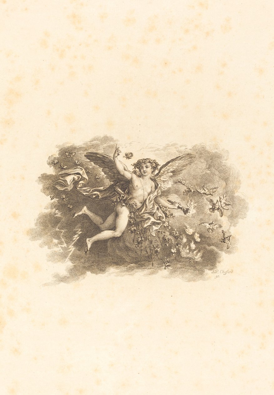 Fleuron para las Páginas de Título de Pierre Philippe Choffard