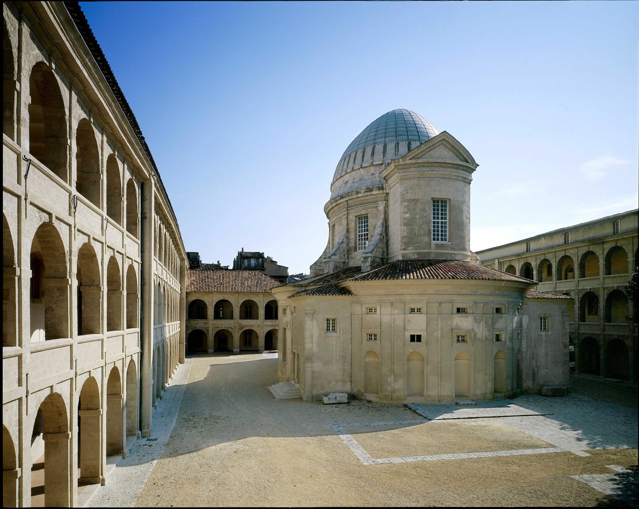Iglesia de La Vieille Charité, Monasterio de Marsella, Francia. Arquitectura barroca, por Pierre Puget. de Pierre Puget