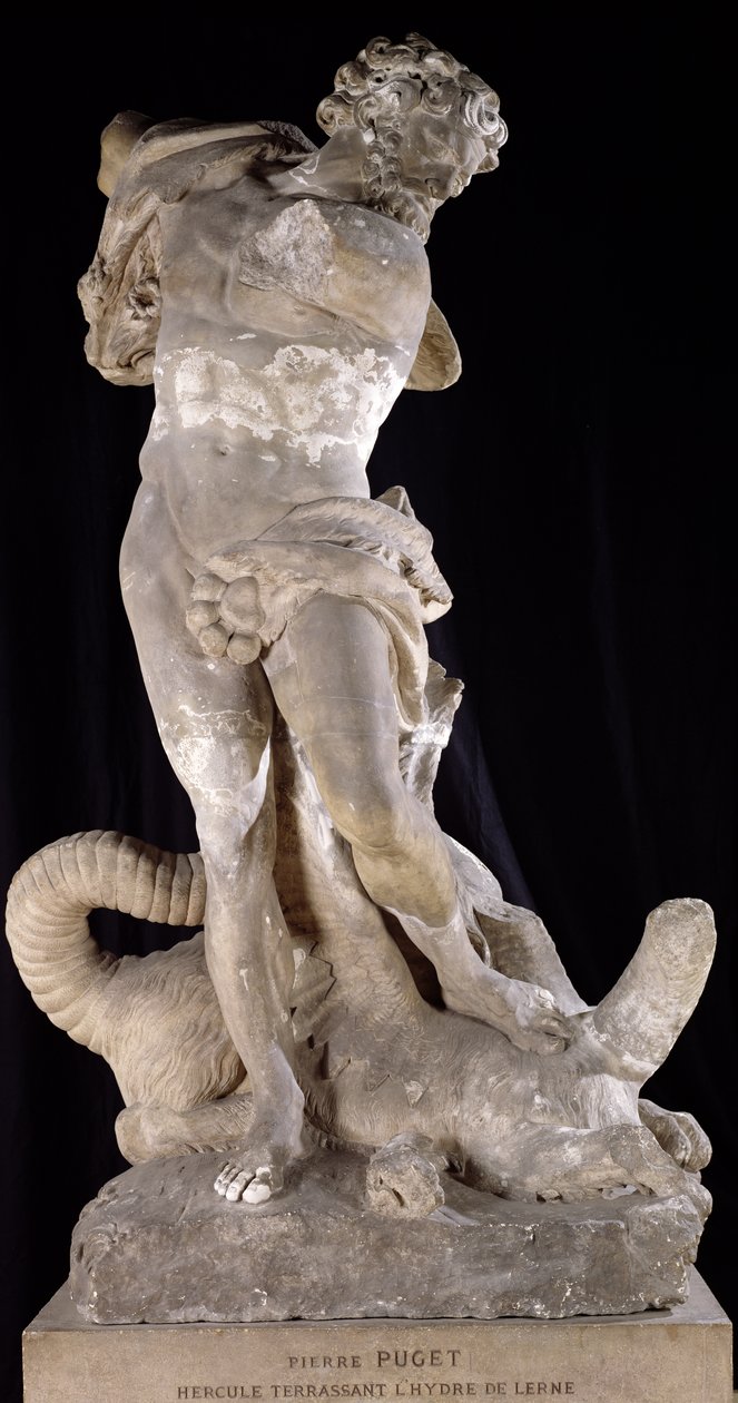 Hércules Luchando contra la Hidra de Lerna de Pierre Puget