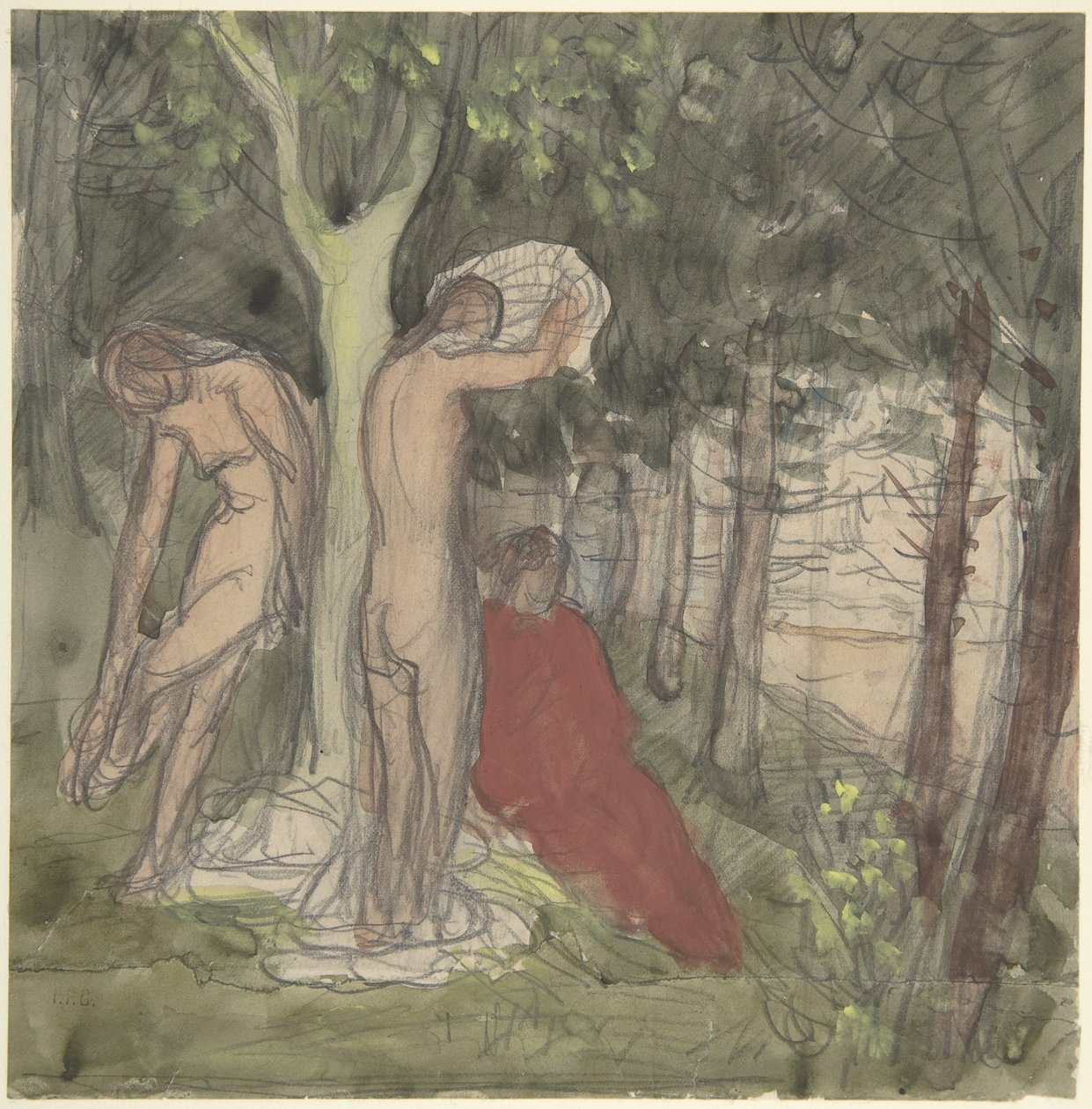 Bañistas de Pierre Puvis de Chavannes