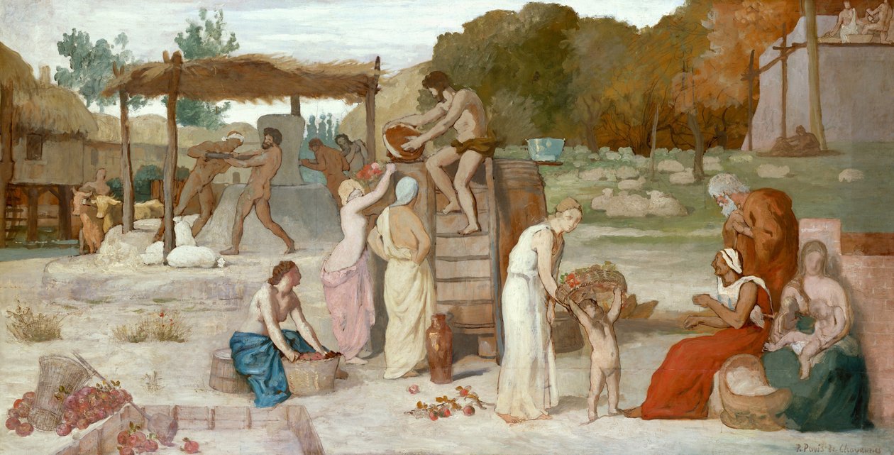 Sidra, c.1864 de Pierre Puvis de Chavannes