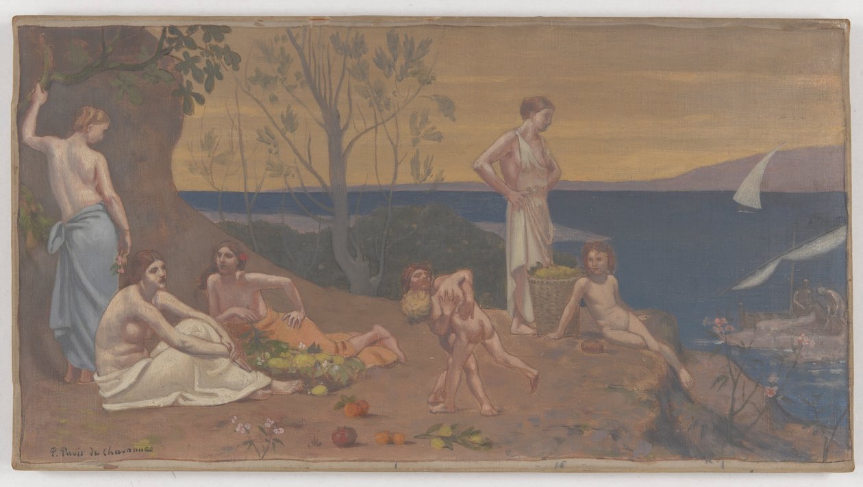 País Dulce (Tierra Agradable) de Pierre Puvis de Chavannes