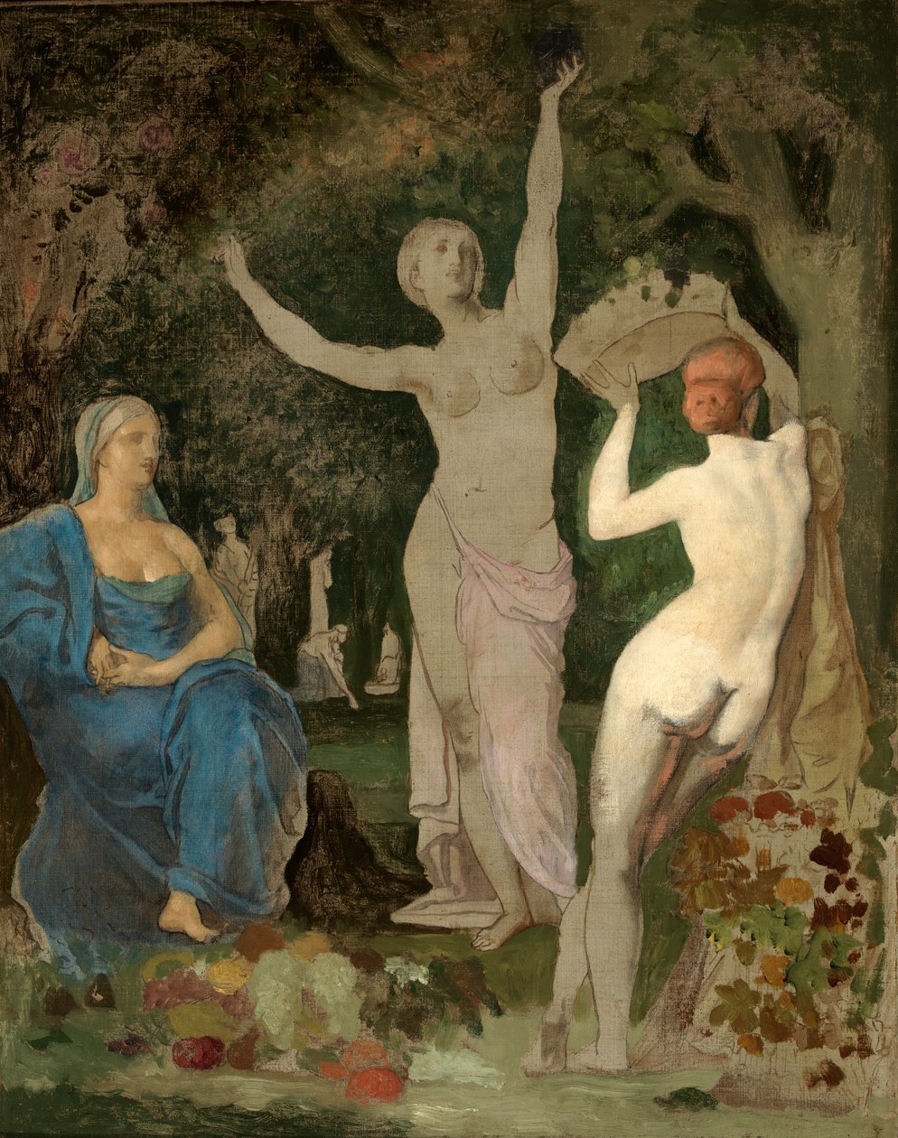 El Otoño, ca. 1864 de Pierre Puvis de Chavannes