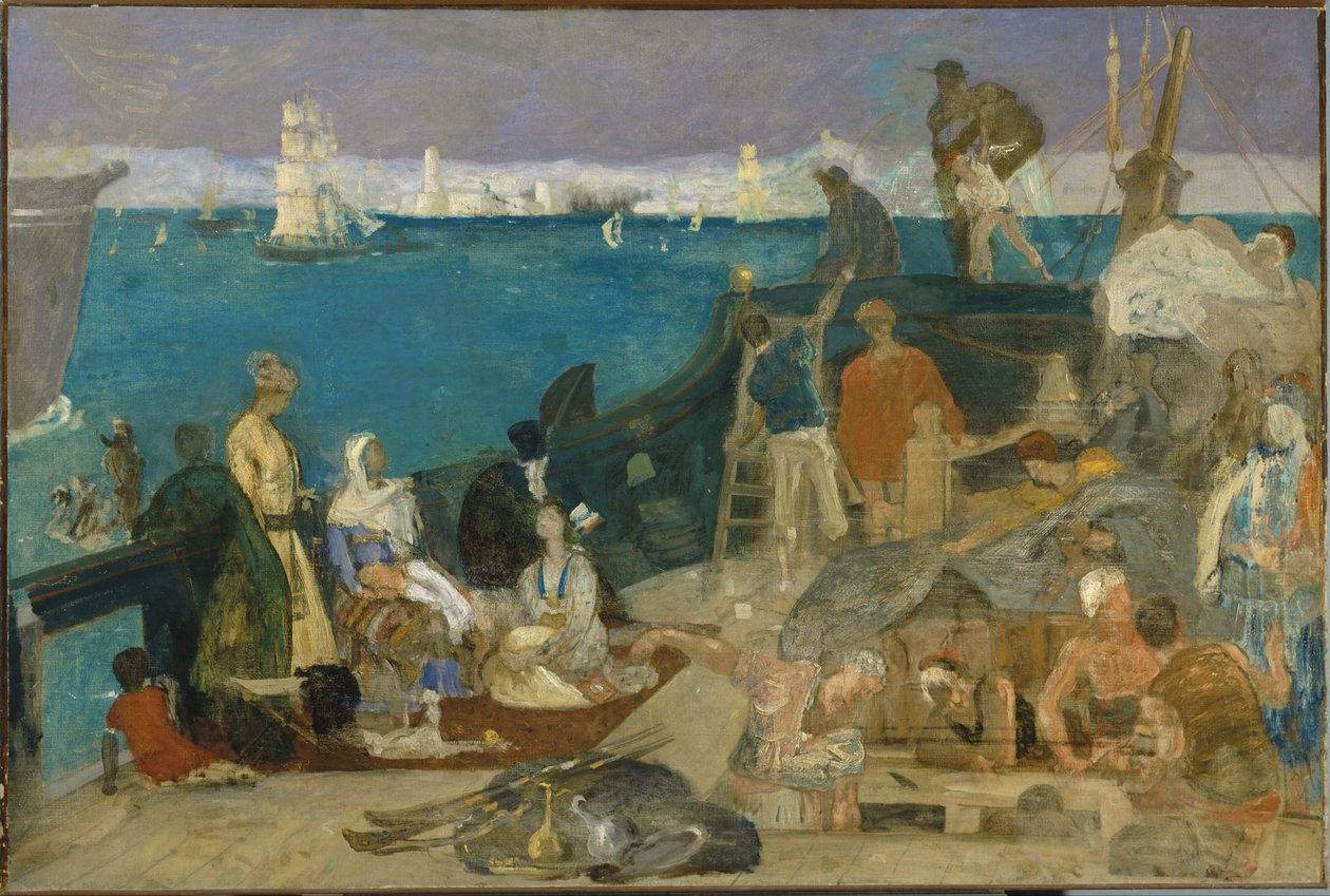 Marsella, puerta de entrada a Oriente de Pierre Puvis de Chavannes