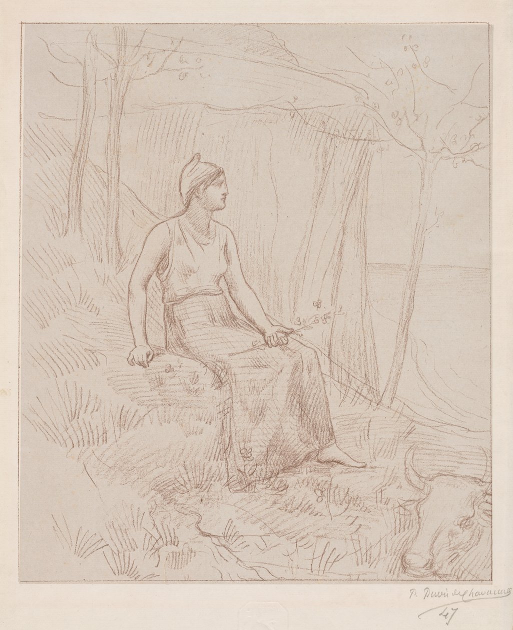 Normandía de Pierre Puvis de Chavannes