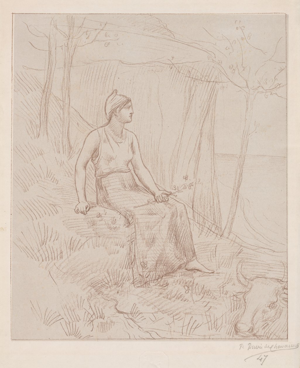 Normandía de Pierre Puvis de Chavannes