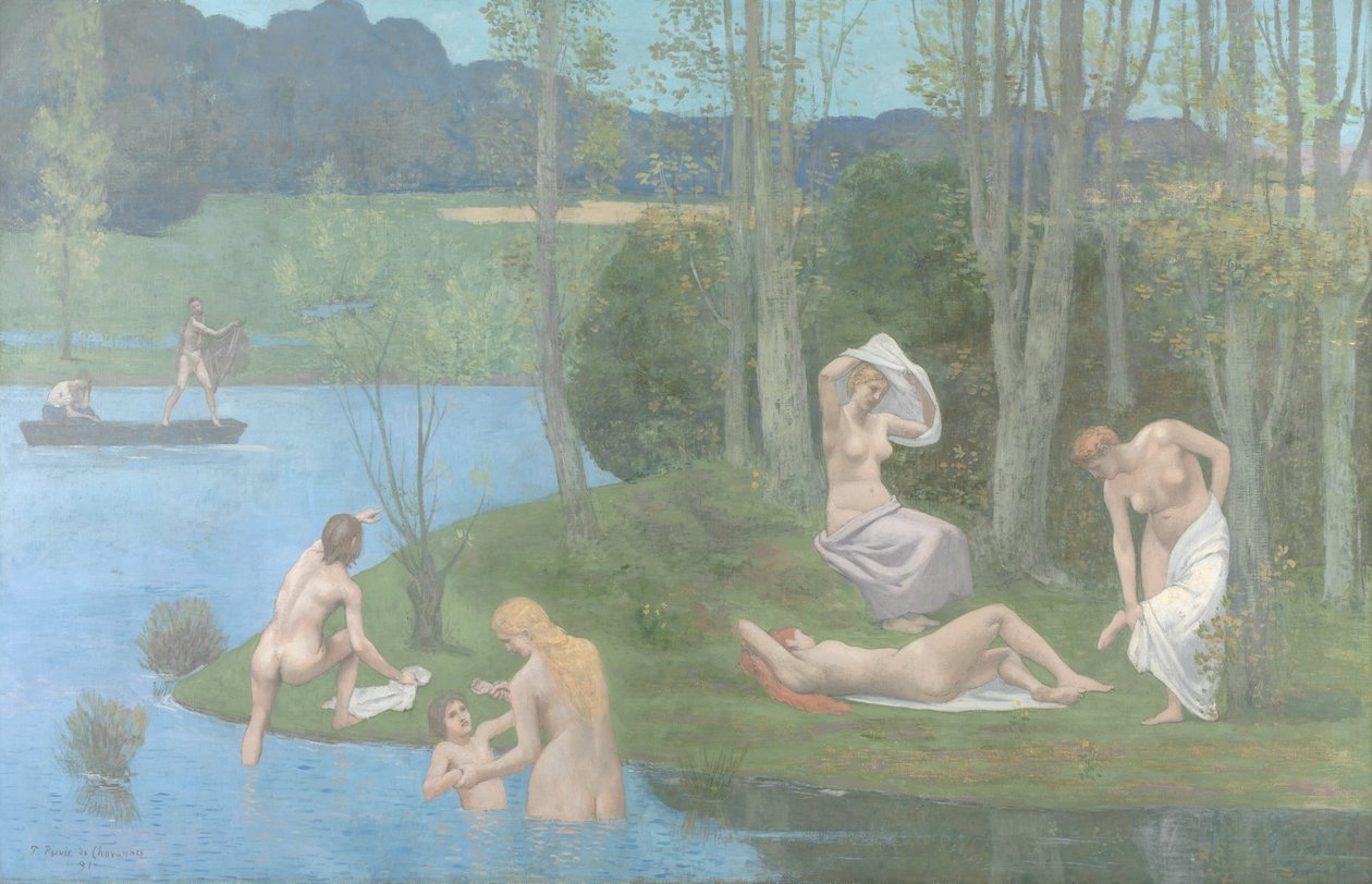 Verano de Pierre Puvis de Chavannes