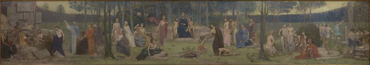 La alegoría de la Sorbona de Pierre Puvis de Chavannes