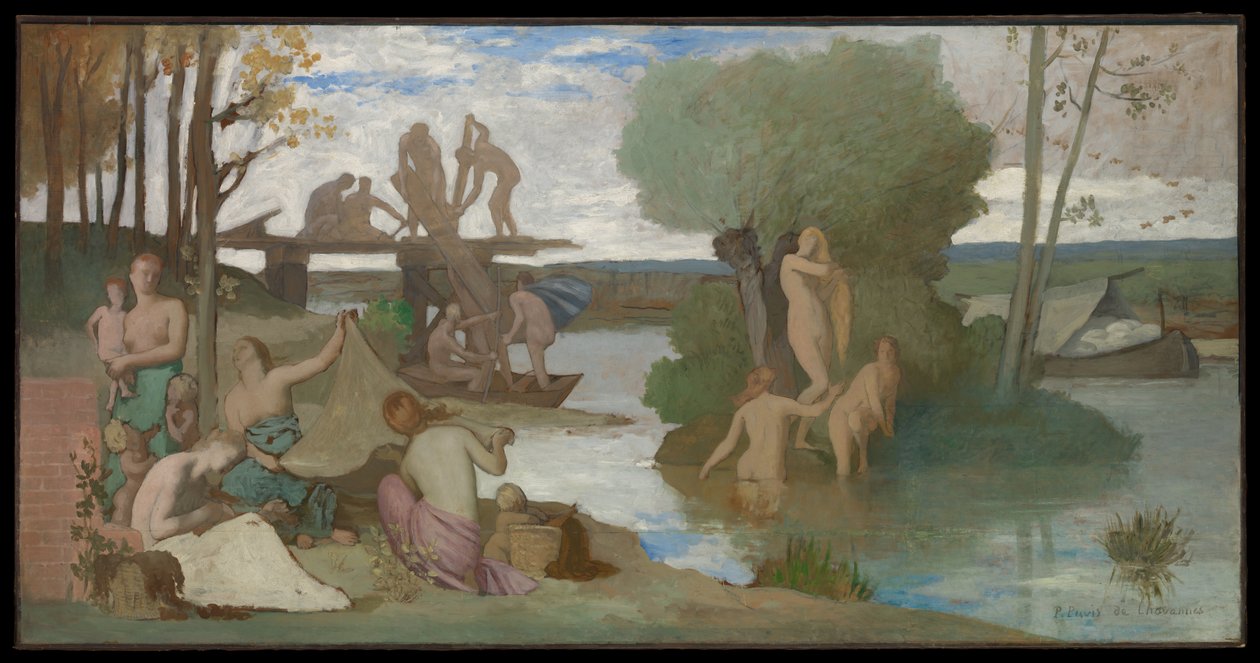 El río de Pierre Puvis de Chavannes