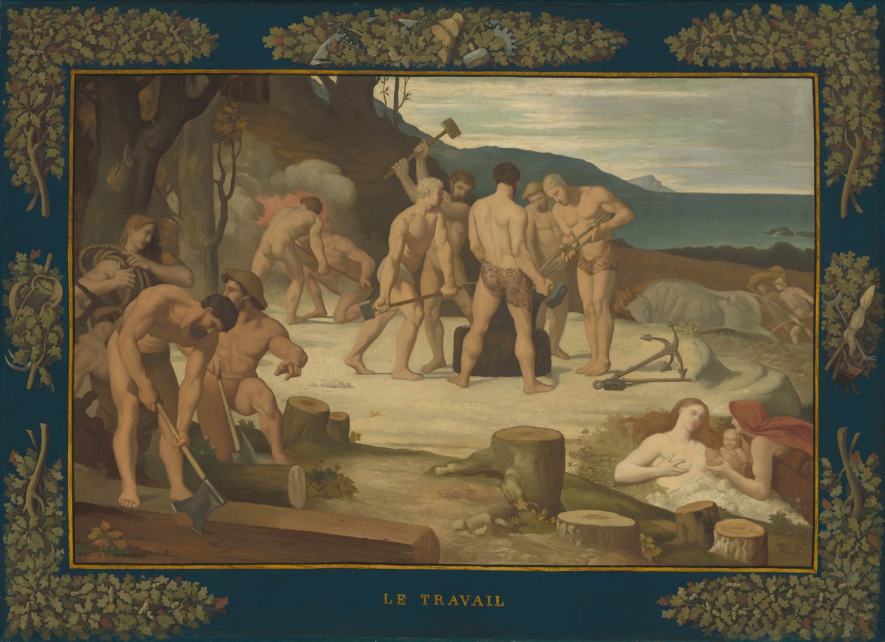 Trabajo de Pierre Puvis de Chavannes