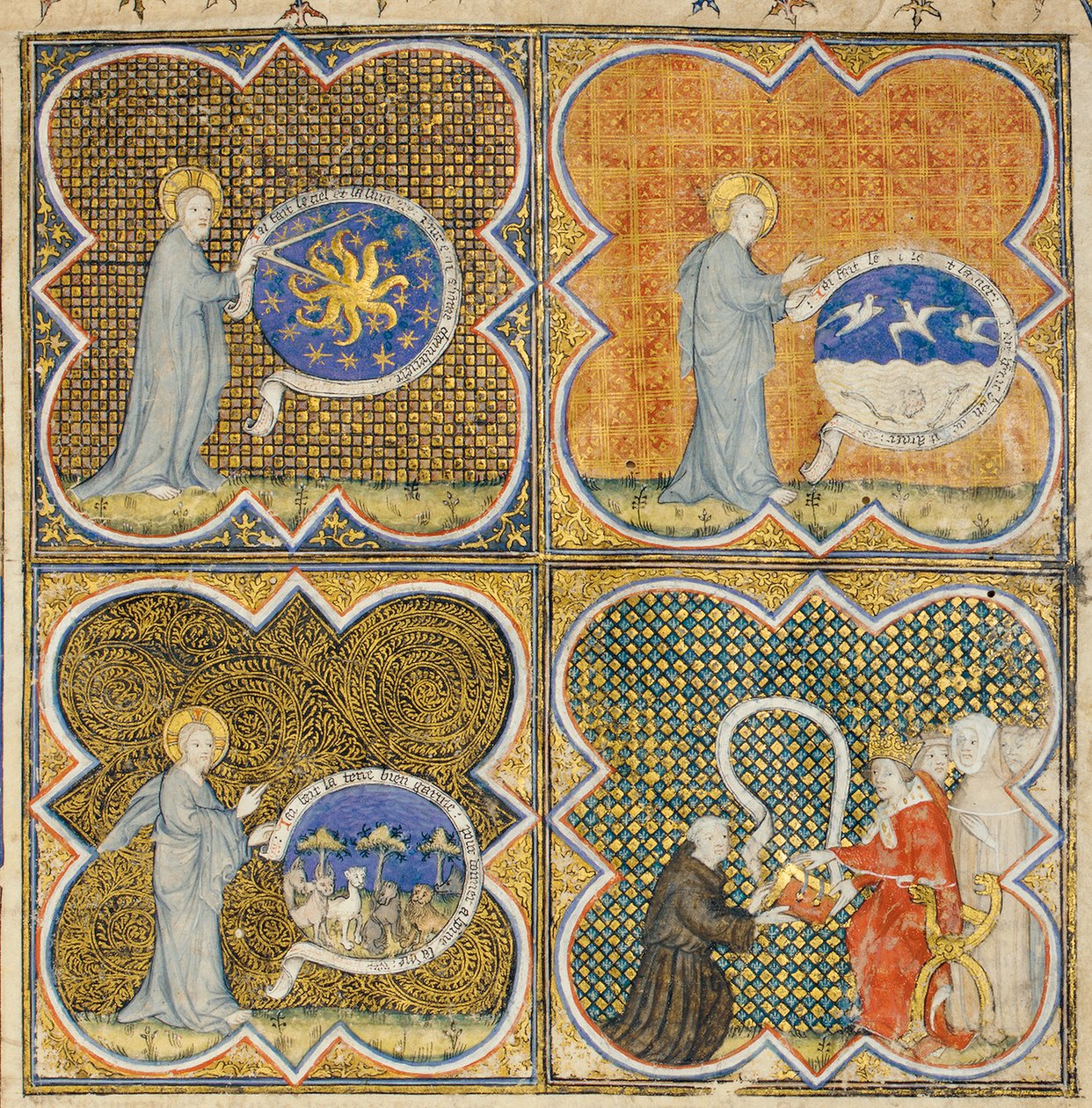 Página de "De Proprietatibus Rerum" por Bartholomeus Anglicus, en la traducción francesa de Jean Corbechon, c.1390 de Pierre Remiet