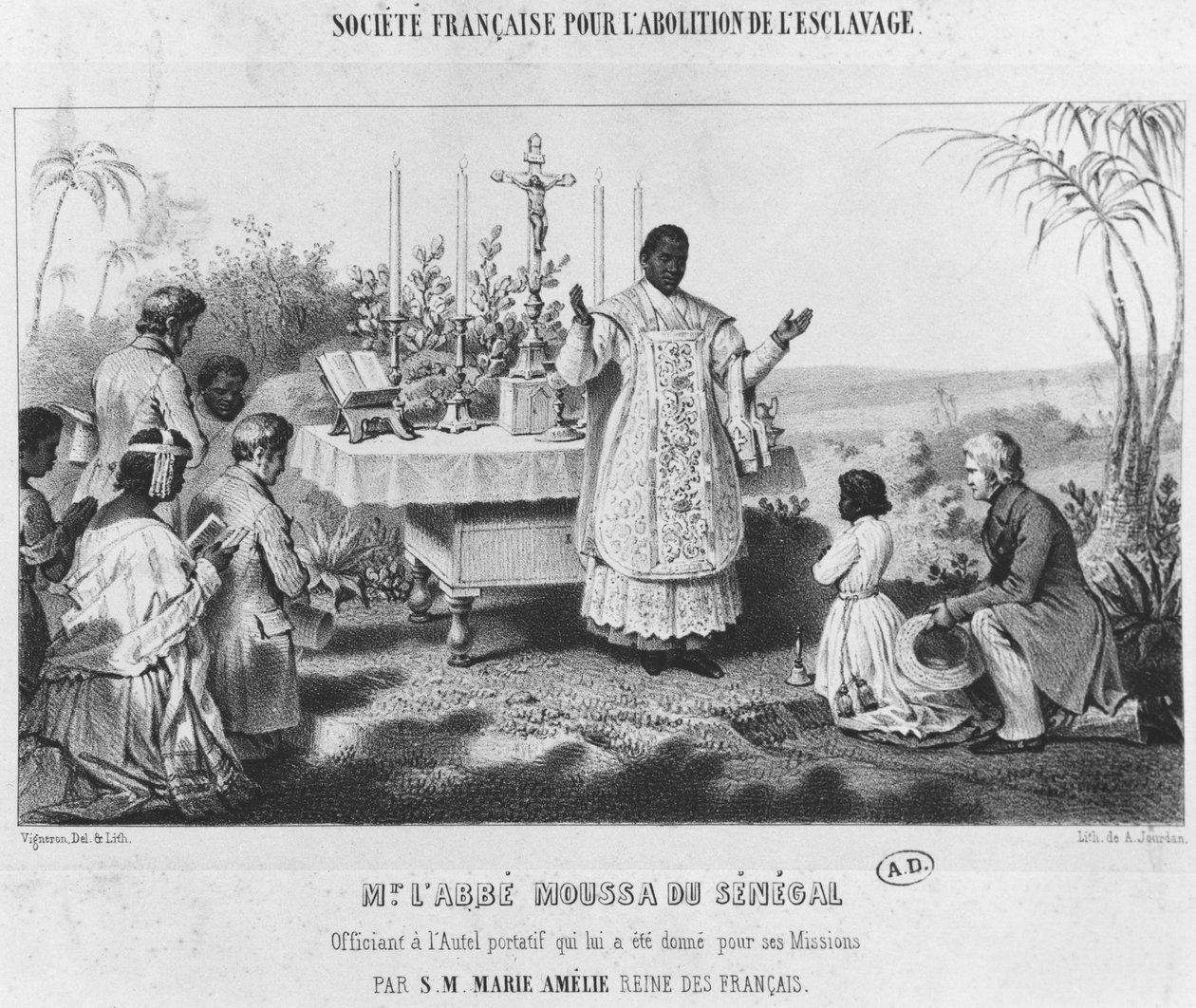 Abad Moussa, Senegal, c.1840 de Pierre Roch Vigneron