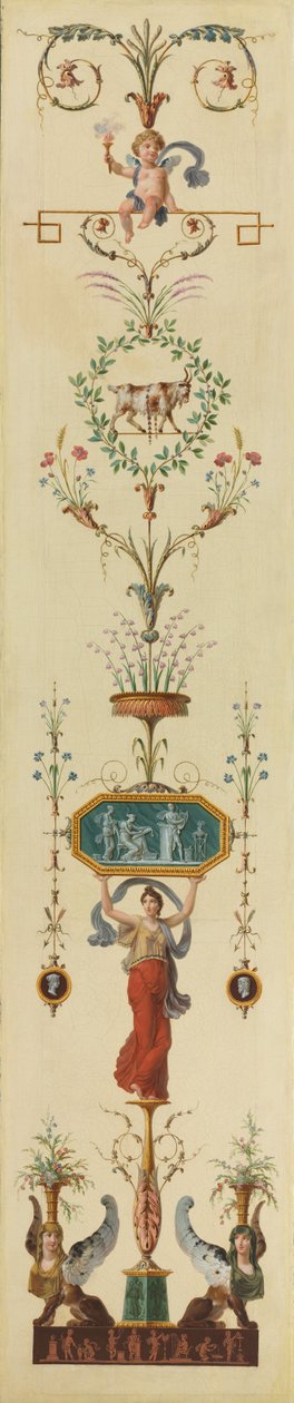 Panel decorativo, 1790s de Pierre Rousseau