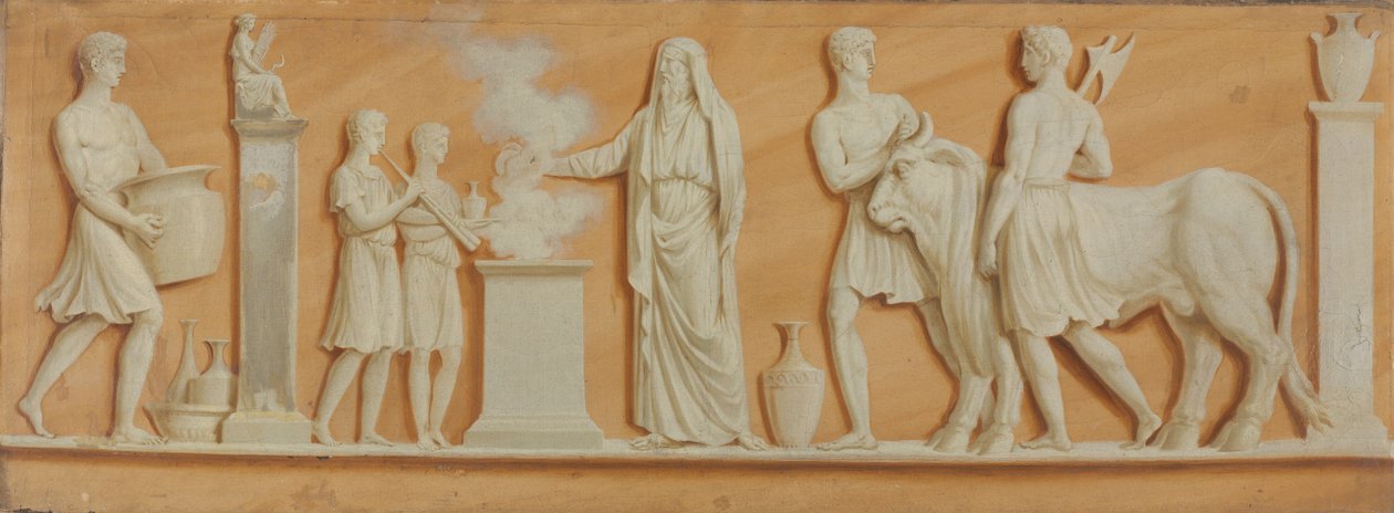 Pintura sobrepuerta, 1790s de Pierre Rousseau