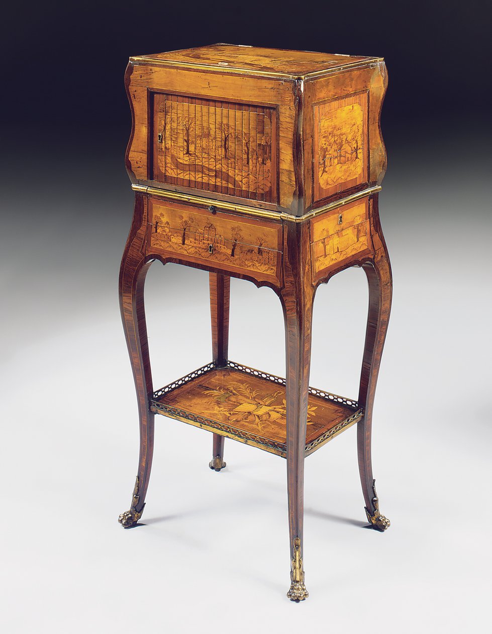 Secretaire serre-bijoux de Luis XV de Pierre Roussel