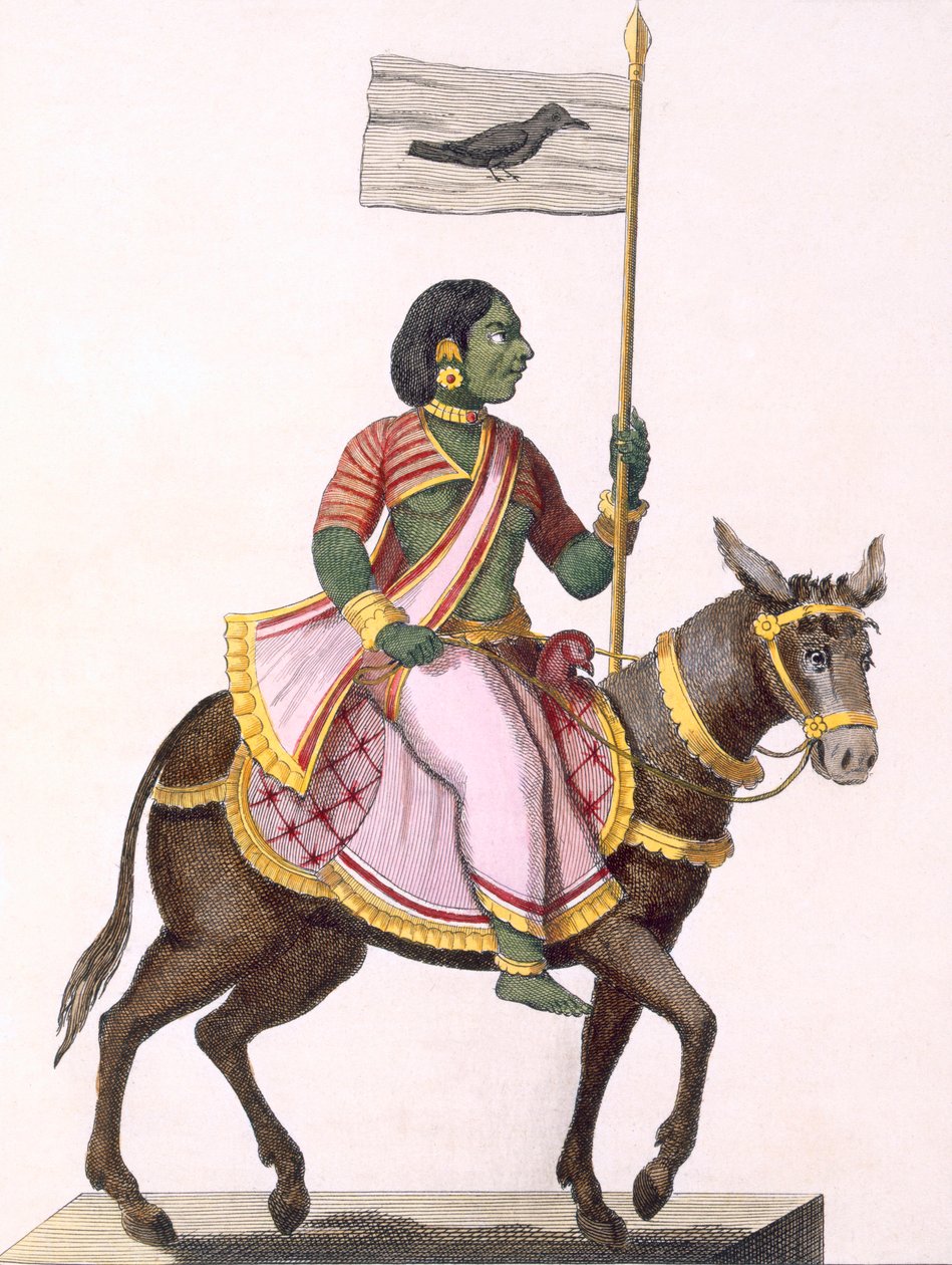 Moudevi, Diosa de la discordia y la miseria, 1782 de Pierre Sonnerat