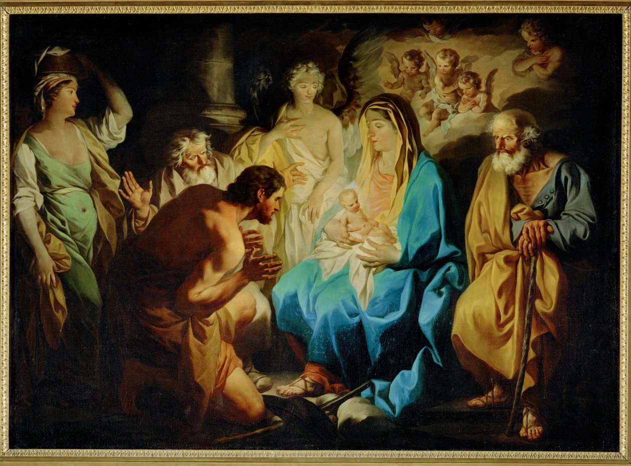 Adoración de los pastores (pintura sobre lienzo) de Pierre Subleyras