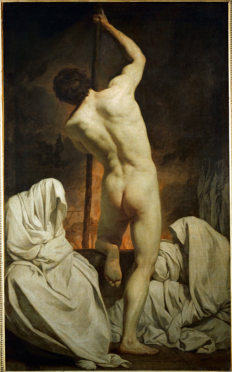 Charon passant les ombres - Caronte en los infiernos ... de Pierre Subleyras