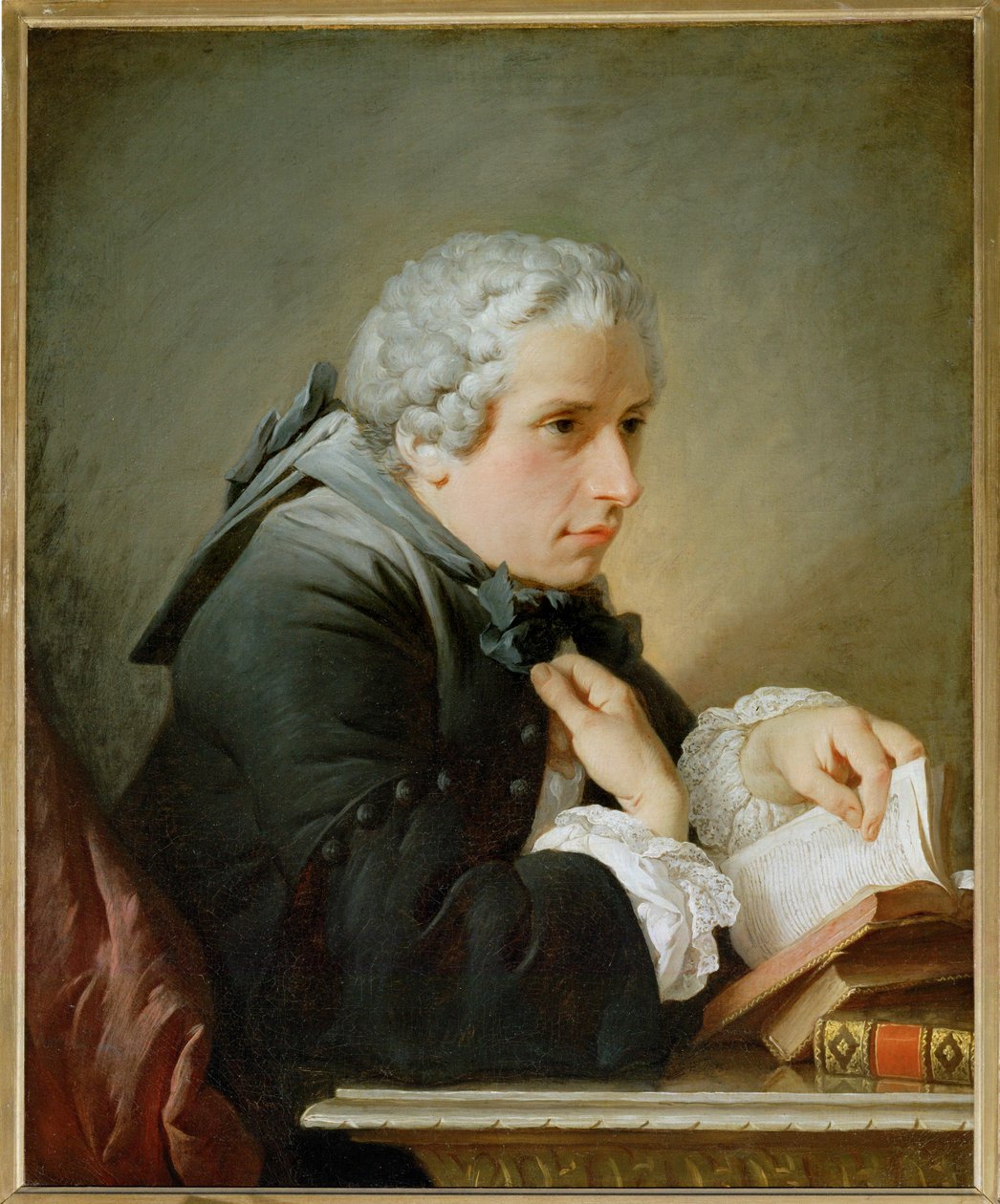 Presunto retrato de Giuseppe Baretti, crítico y anlexicógrafo italiano ... de Pierre Subleyras