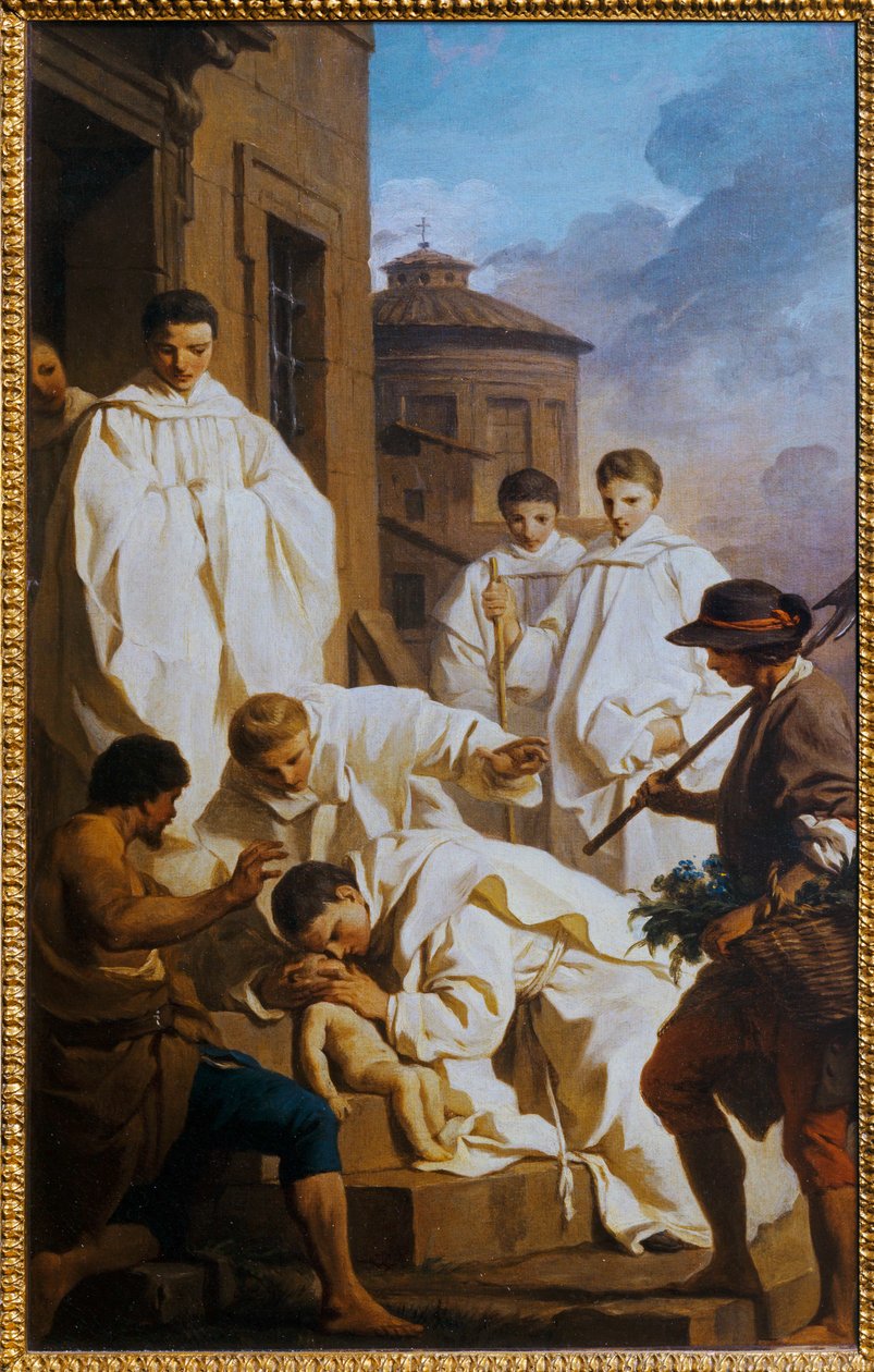 Saint Benoit ressuscite un enfant - San Benito resucitando a un niño ... de Pierre Subleyras