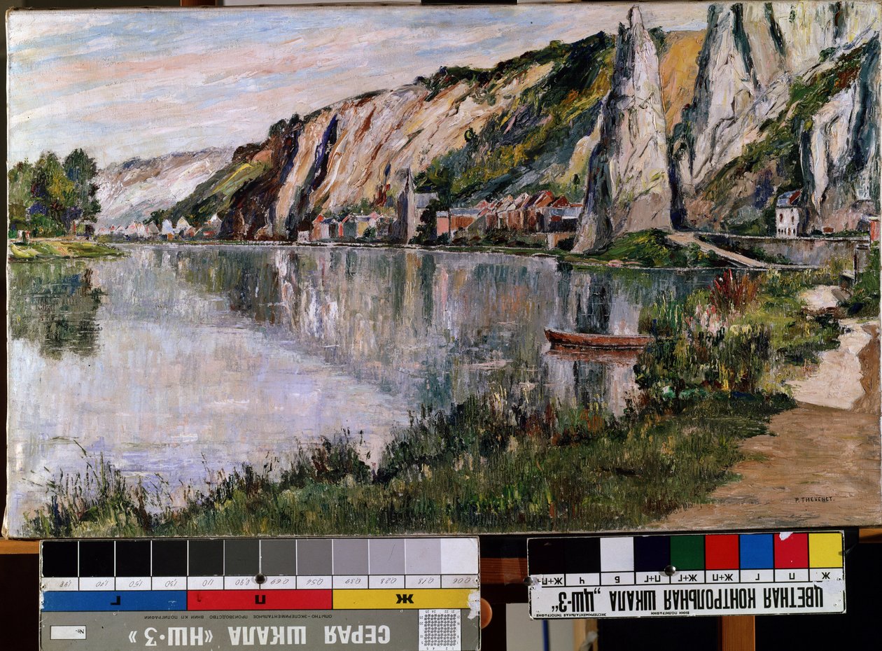 "La Roca" en Bayard (?) Pintura de Pierre Thevenet (1870-1937) Siglo XX Museo de Bellas Artes Mikalojus Konstantinas Ciurlionis, Kaunas, Lituania de Pierre Thevenet