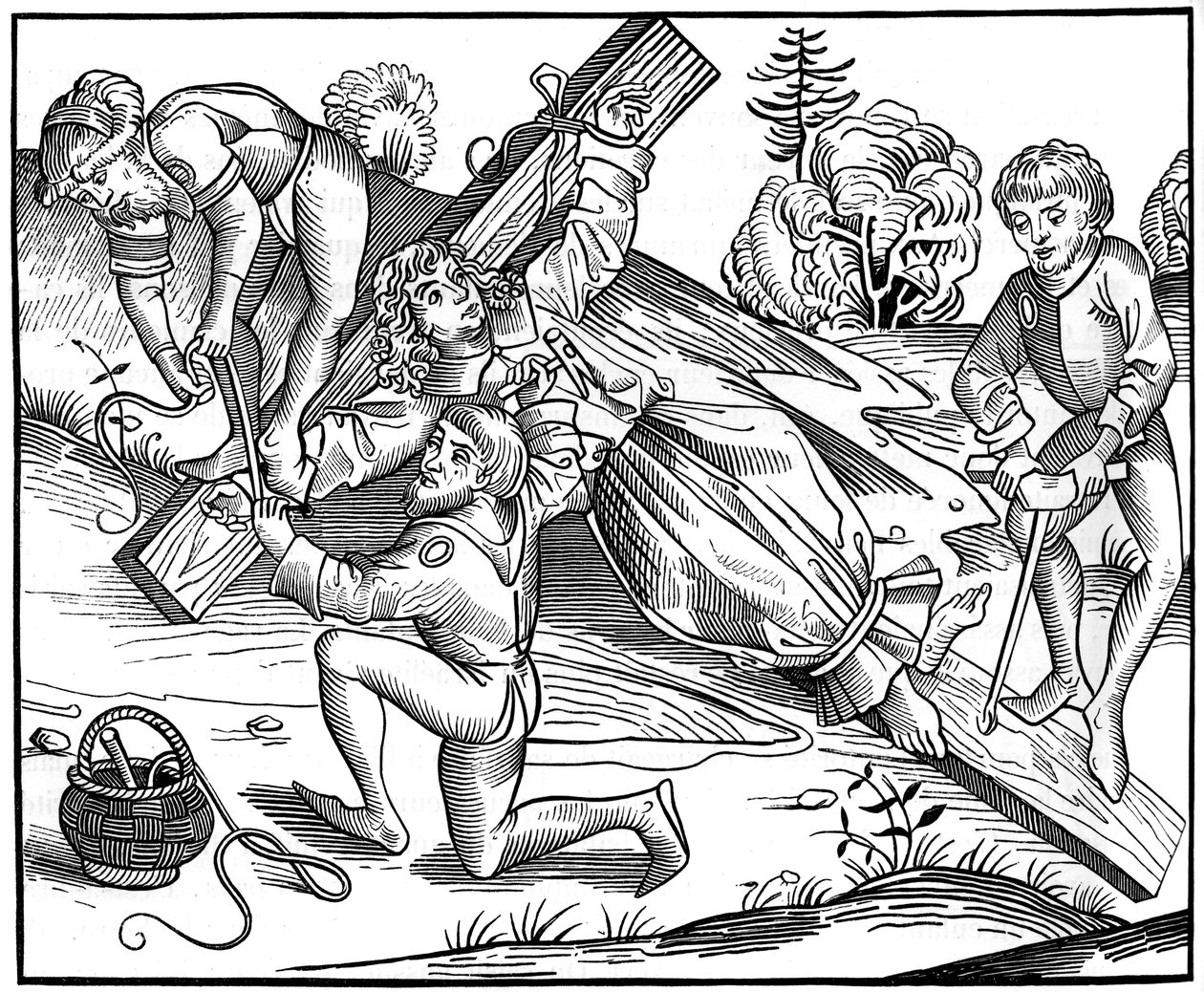 El infante Ricardo de Pontoise crucificado por judíos, 1493 1849 de Pierre Wolgmuth